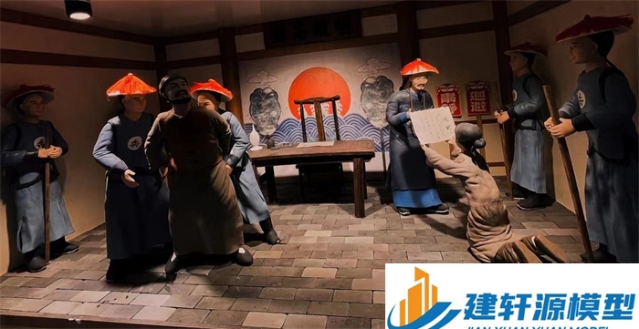 称多陈规除恶绅微缩场景