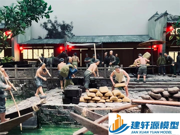 称多博物馆江南水乡模型
